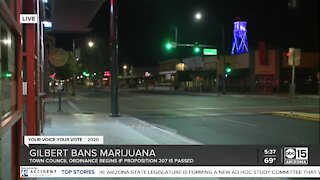 Gilbert bans marijuana