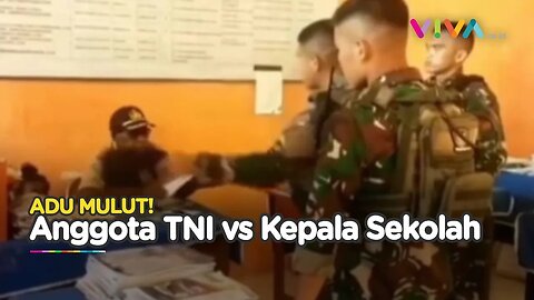 Cinta Mati Indonesia, Anggota TNI Damprat Kepala Sekolah Gegara Upacara
