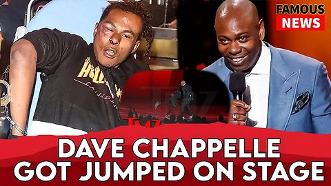 Dave Chappelle Got Jumped On Stage By An Armed Man | Famous News