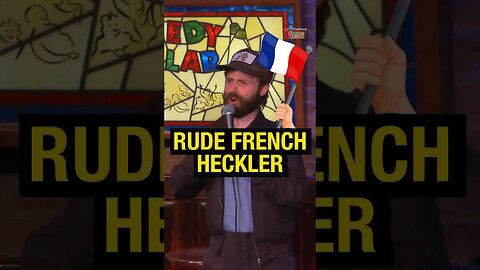 Rude French heckler #standup #standupcomedy #hecker