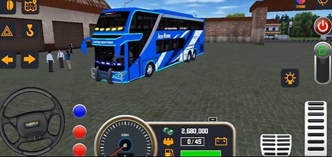 Mobile Indonesia Bus Simulator - First Bus Transporter Driving - Android GamePlay _4