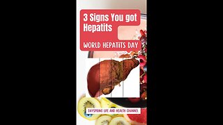 3 Signs of Hepatitis #droteng