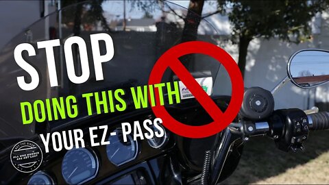 How to PROPERLY INSTALL ezpass on your motorcycle