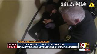 Body camera video of arrest