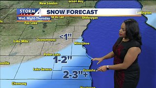 Snow moves in tonight, bringing 1-2 inches in Milwaukee