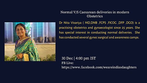 Normal vs Caesarian in Modern Obstetrics | Dr Nita Visariya