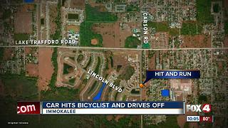 Hit-and-Run leaves Bicyclist Injured