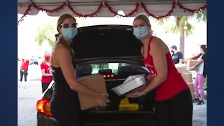 Thanksgiving Box Brigade distributes food to more than 2,700 families