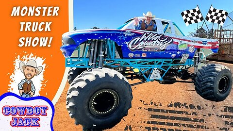 Monster Truck Show for Kids | Cowboy Jack Educational Videos for Kids
