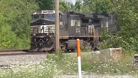 Norfolk Southern Loaded Coal Train Plus Power Move from Berea, Ohio August 12, 2023