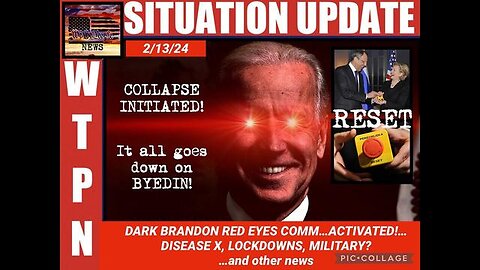 SITUATION UPDATE: RESET! COLLAPSE INITIATED! IT ALL GOES DOWN ON BIDEN! DARK BRANDON RED EYES COMMS!