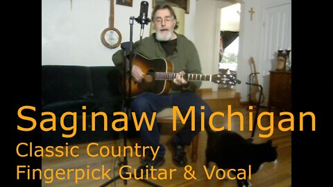 Saginaw, Michigan - Country Classic Song - Guitar