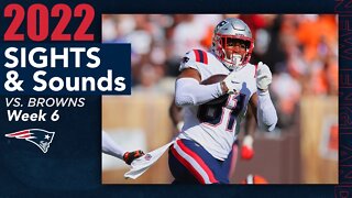 Sights & Sounds: Patriots Big Win in Cleveland - Week 6 vs. Browns NFL