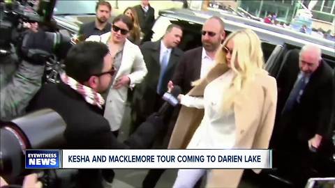 Macklemore, Kesha hit Darien Lake Amphitheater