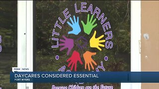 Daycares considered essential