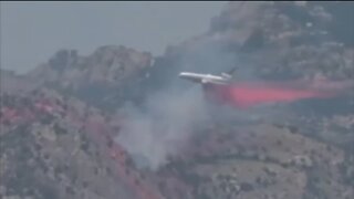 Effects on geography of Catalinas during Bighorn fire