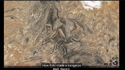 Enki Genetically Engineered the Kangaroo Raptor dinosaur with cow. Earth Cymatics and Remote viewing
