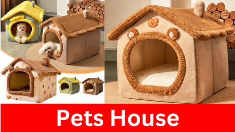 Four Seasons New Cats and Dogs Kennel Bed House Techshahin24