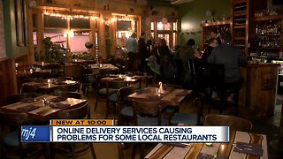 Some local restaurants are being added to online delivery sites and they're not happy about it