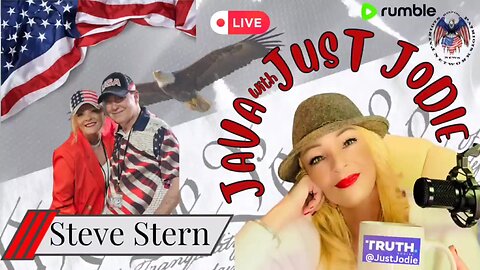 Live at 10:30am EST! Java with Just Jodie Featuring Steve Stern!