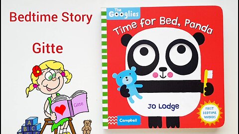 Time for Bed, Panda Book by Jo Lodge | Bedtime Read Aloud Story (added sounds affects)