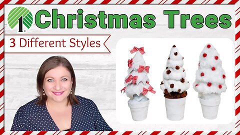 3 AMAZING EASY CHRISTMAS TREE DIY'S 🎄 CHRISTMAS IN JULY DIY | DOLLAR TREE CHRISTMAS TREE MAKEOVER