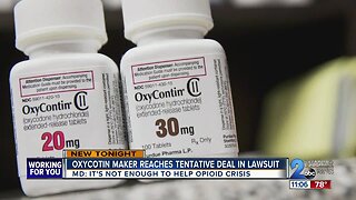 Maryland attorney general doesn't support opioid settlement