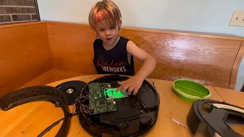 Can a 5 year old really disassemble a Roomba???