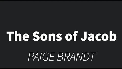 The Sons of Jacob - Paige Brandt