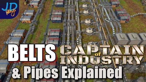 Belts and Pipes Everything You Need to Know🚜 Captain of Industry 👷 Walkthrough, Guide, Tips
