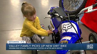 Valley family picks up new dirt bike
