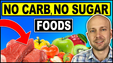 No Carb No Sugar Foods - Stop Insulin Resistance & Lose Belly Fat