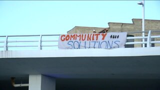 Banners hung in Milwaukee in an effort to bring awareness to gun violence