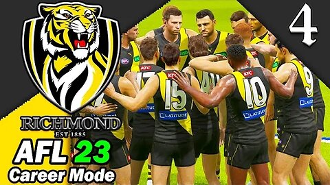 EPIC MATCH ESSENDON VS RICHMOND! AFL 23 Richmond Tigers: Management Career Gameplay #4