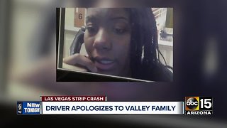 Driver apologized to Valley family after deadly Las Vegas strip crash