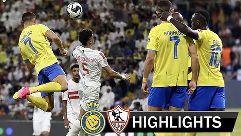 al nassr vs zamalek 1-1 | Ronaldo Crazy Goal & Extended Highlights 2023 HD