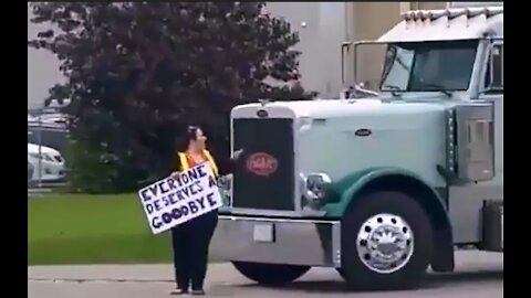 SOY-BRAIN PLAYS IN THE STREET, TRUCKER TEACHES LESSON