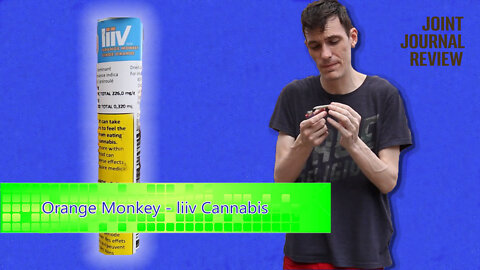 Kushector Joint Journal Review - Orange Monkey by: liiv Cannabis