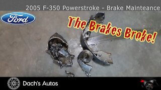 2005 F-350 Brake Maintenance: Part 2 - Rear Brakes