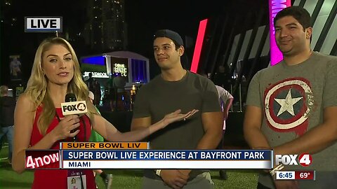 Bayfront Park hosts Super Bowl events