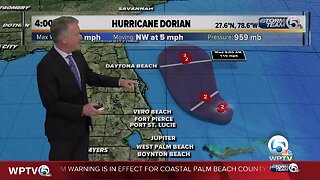 4 p.m. Tuesday Dorian update