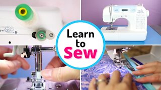 How to Use a Sewing Machine ✔️ Basics + Overview | Brother CS7000i