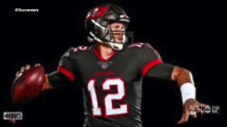 Buccaneers release photos of Tom Brady in a Bucs jersey for the first time