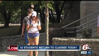 IU students return to classes