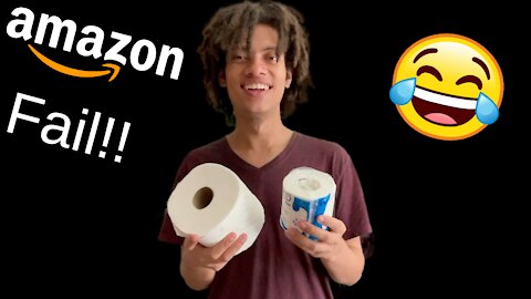 Amazon Fail!! They Sent Me Mini Toilet Paper lol!