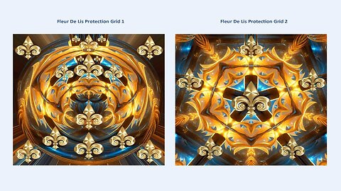 Fleur De Lis Protection and Healing Grids Part 1