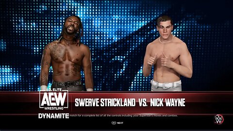 AEW Dynamite Swerve Strickland vs Nick Wayne