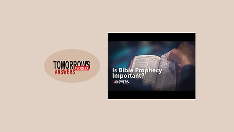 Why Is Bible Prophecy Important?