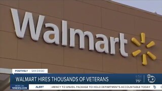 Walmart hires thousands of veterans