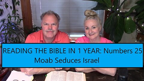 Reading the Bible in 1 Year - Numbers Chapter 25 - Moab Seduces Israel